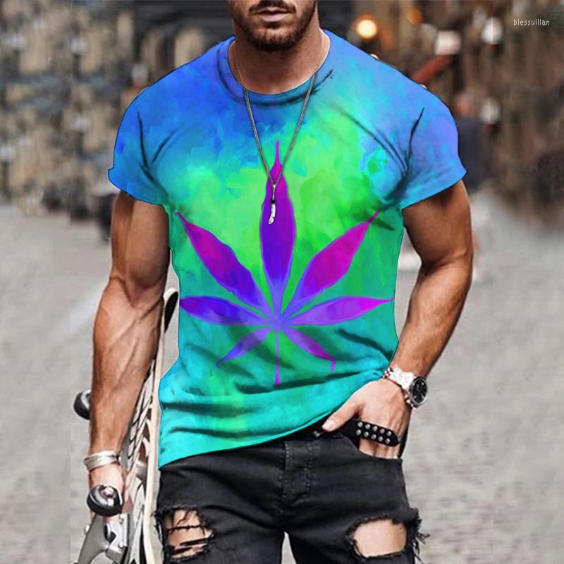 

Men's T Shirts Leaf 3D Printed Shirt Simple Design Style Fashionable Street Outdoor Sports Running Oversize 6XL O-neck, Lhc-543