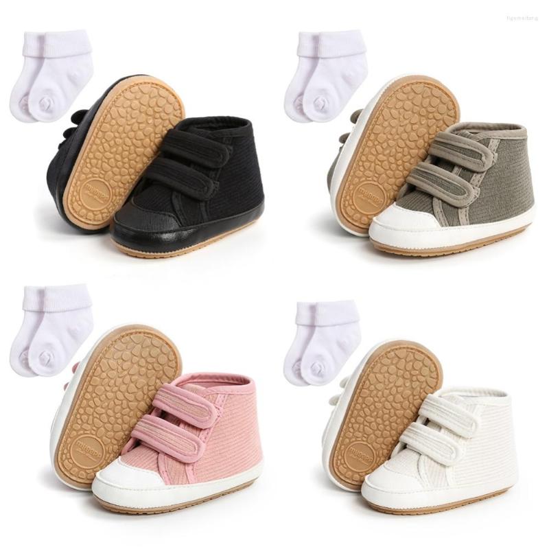 

Athletic Shoes Infant Baby Girl Crib Casual With Socks Cute Soft Sole Prewalker Sneakers Toddler Born First Walkers, 2h