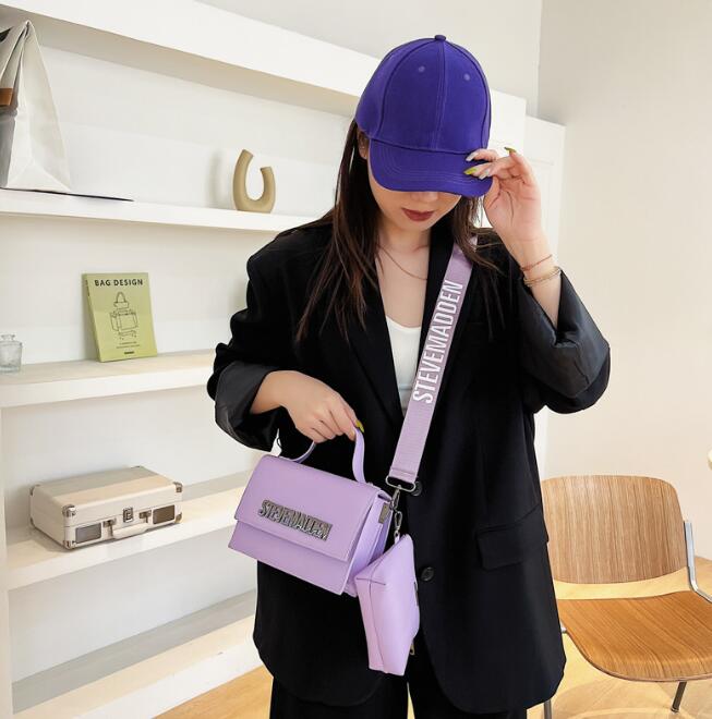 

New Fashion Combination Bags Fashion Messenger Bag Shoulder Handbag Simple French Texture Mother and Child Bag Autumn and Winter Classic, As pic