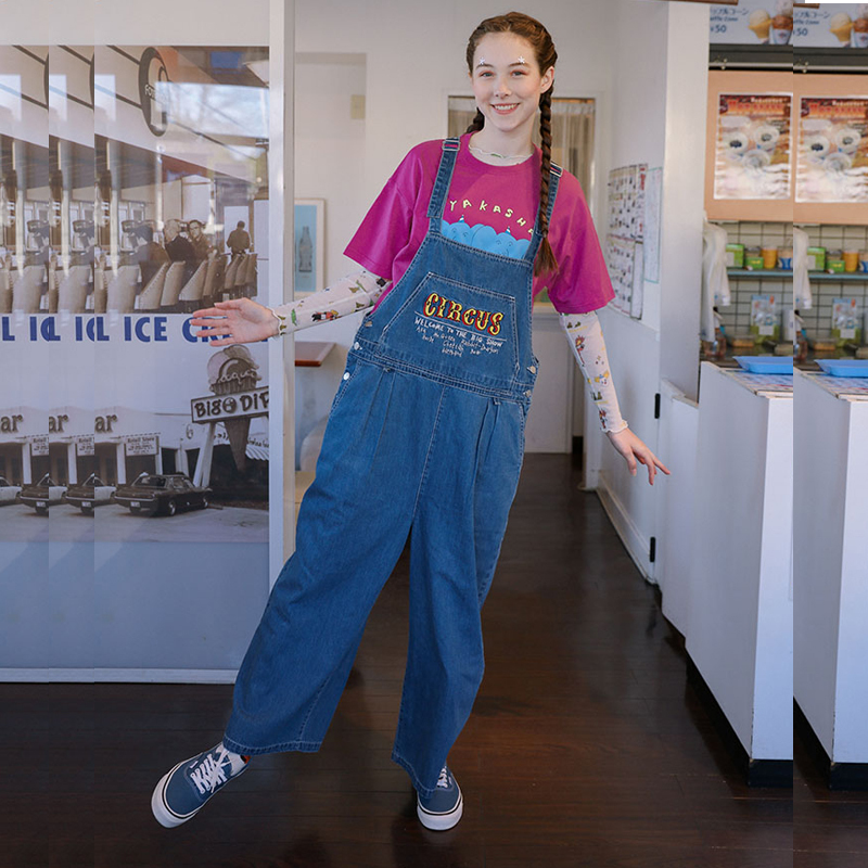 

Women's Jeans Fashion Design Women Sleeveless Denim High Street Playsuits Full Length Overalls Straps Jumpsuit Romper Straight Trousers 221011, Blue