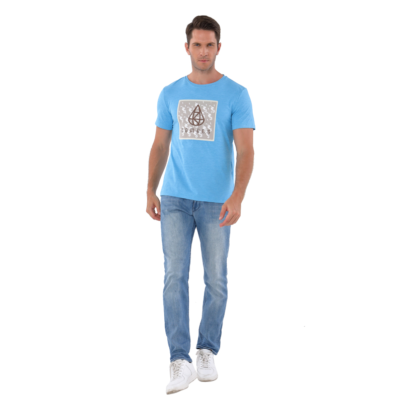 

ZOMETG Men's T-shirts Male Summer Tops Fahion Short Long Sleeve Tee Shirt, Customize