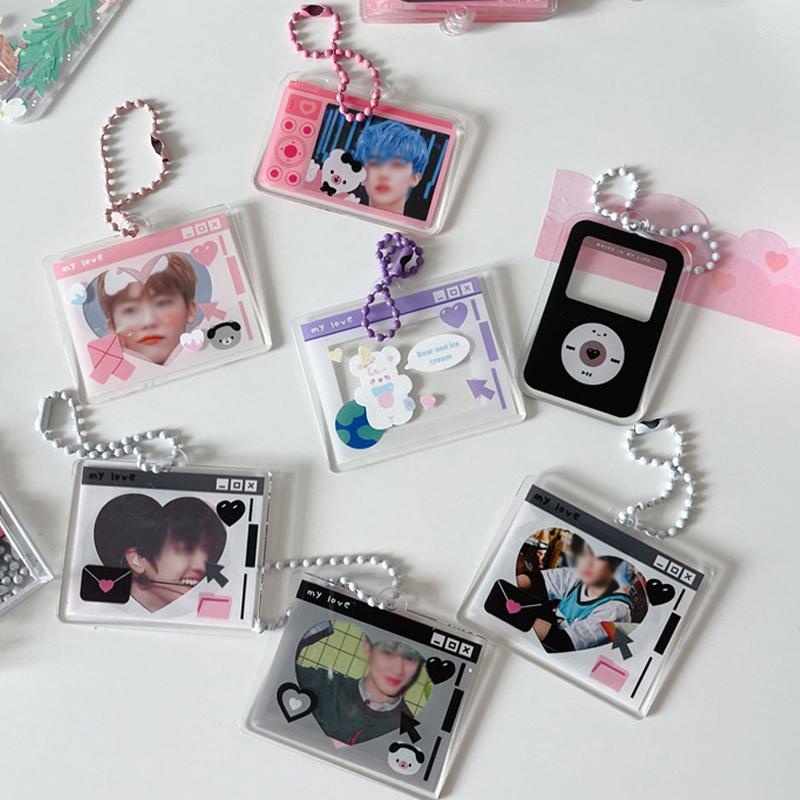 

Card Holders Cartoon Waterproof Transparent Cover Women Men Student Bus Holder Idol Po Case S Bank ID, Grey