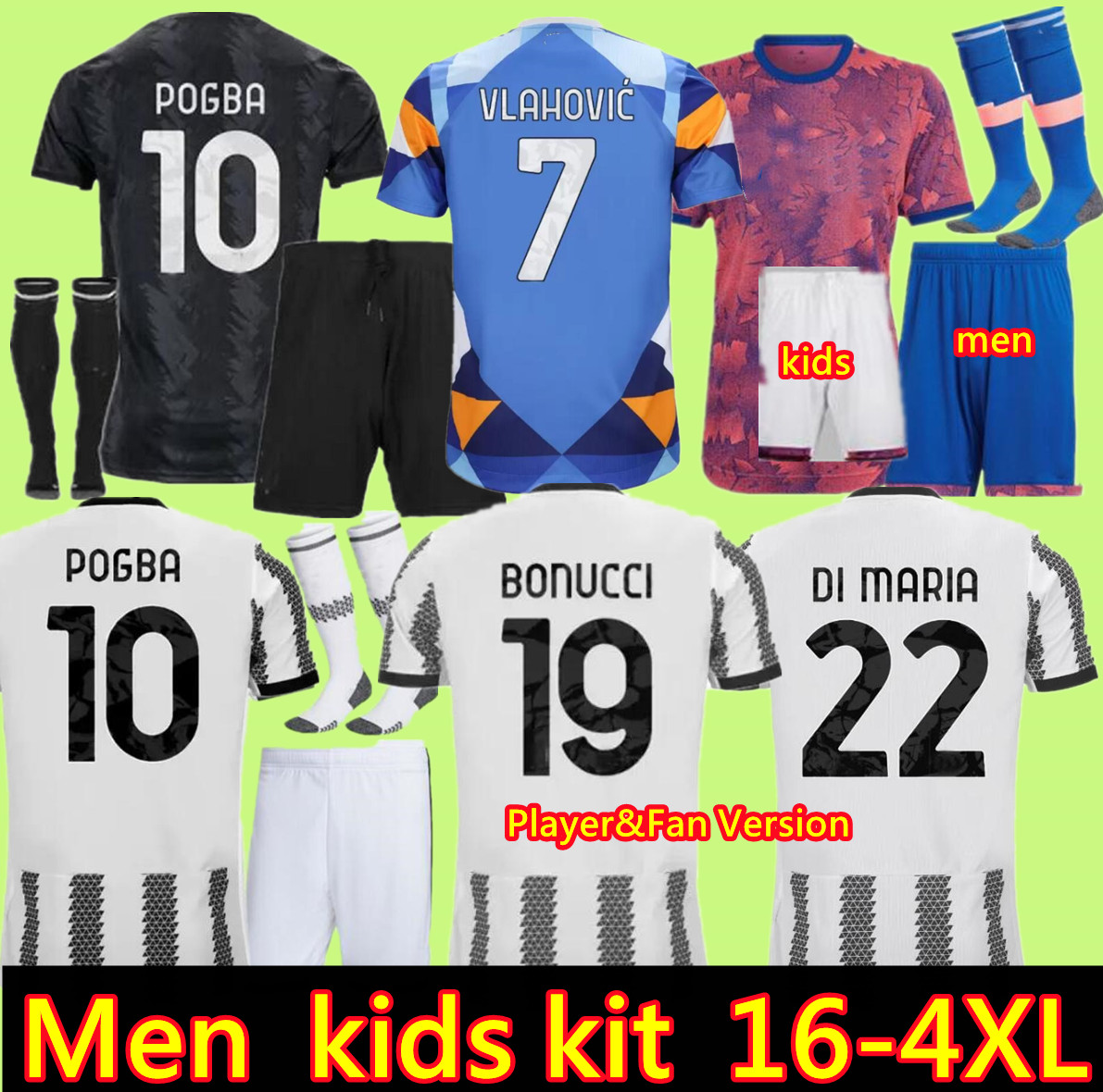 

adult kids 22 23 POGBA Soccer Jerseys DI MARIA BONUCCI BREMER DANILO 2022 2023 CHIESA VLAHOVIC McKENNIE PELLEGRINI Mens Kids kit Football ShirtS 3XL 4XL 116, Orange