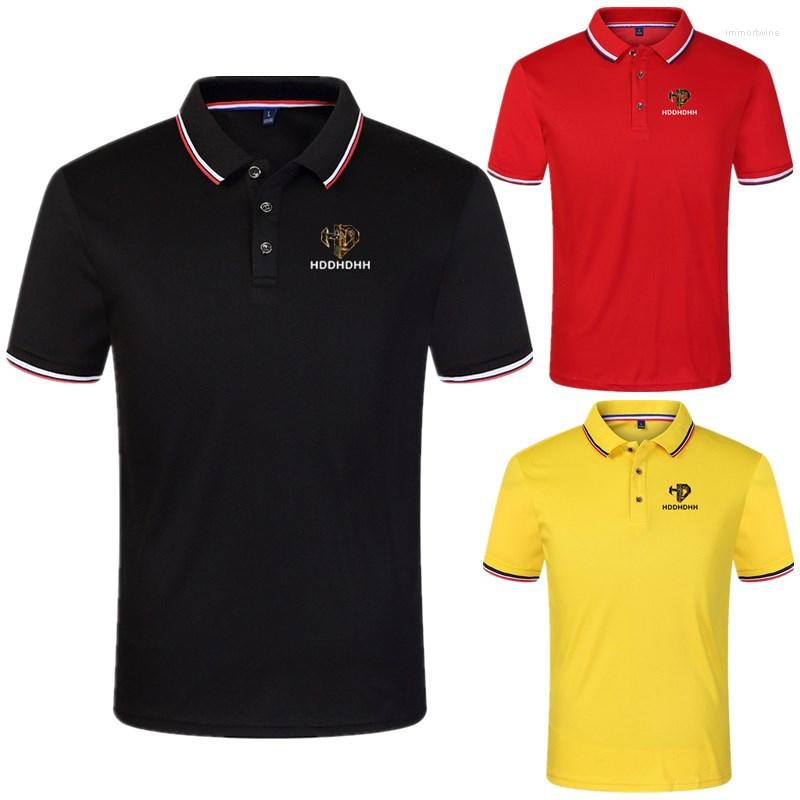 

Men' Polos HDDHDHH Business Casual Short Sleeve POLO Shirt Fashion Simple, Black