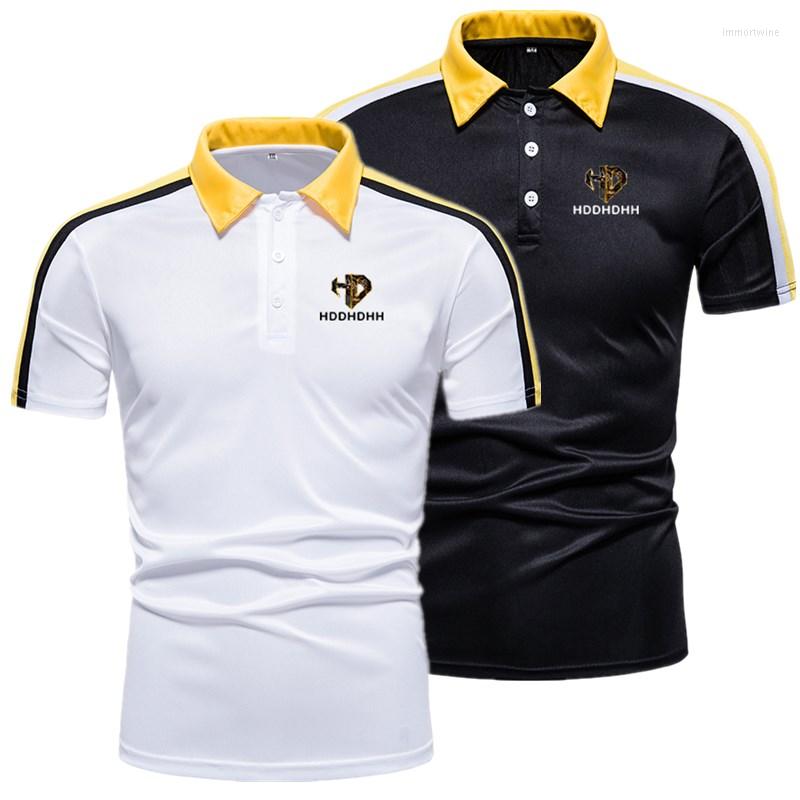 

Men' Polos HDDHDHH Fashion Casual Simple Short Sleeve POLO Shirt, Black