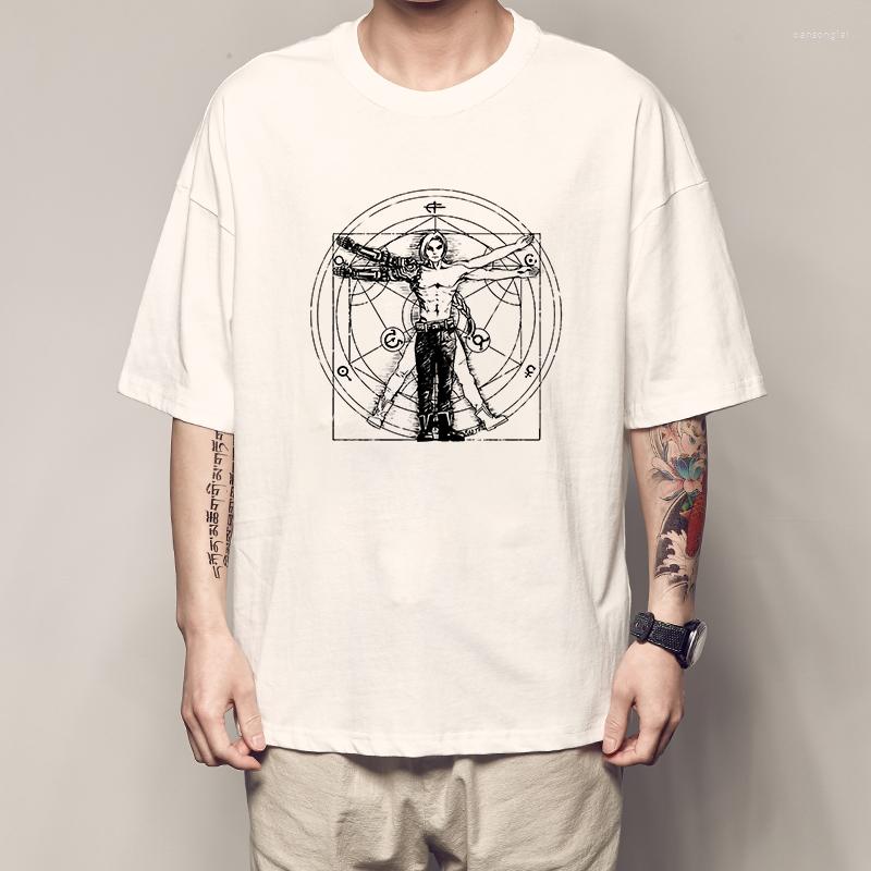 

Men's T Shirts Anime Fullmetal Alchemist Edward Elric Alphonse Cosplay Costume Shirt Tee