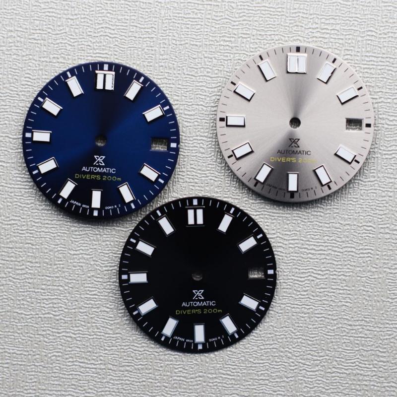 

Watch Repair Kits Modified Dial 28.5MM Green Luminous For NH35 Movement Part