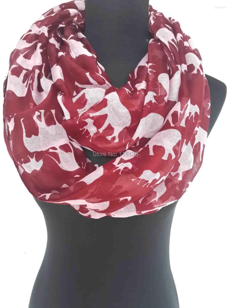 

Scarves Elephant Animal Print Infinity Scarf Snood Women's Party Event Accessories Gift For Her