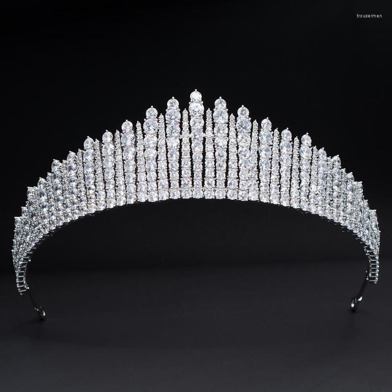 

Headpieces Design Cubic Zirconia Princess Tiara Diadem For Bridal Wedding Hair Jewelry Accessories Hairpieces CH10345Headpieces