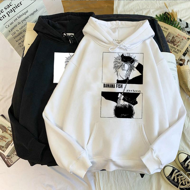 

Women' Hoodies Ash And Eiji Banana Fish Anime Funny Hoodie Female Casual Women Swearshirt Ulzzang Kawaii Streetwear Grunge Harajuku