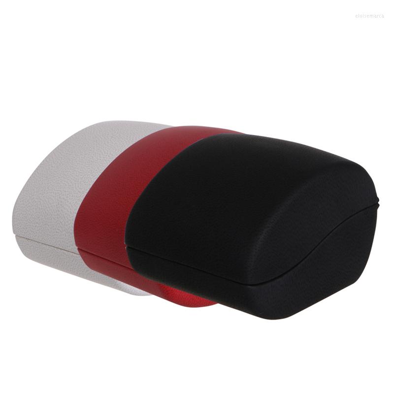 

Jewelry Pouches LED Lighted Earring Ring Box Faux Leather Wedding Engagement Display