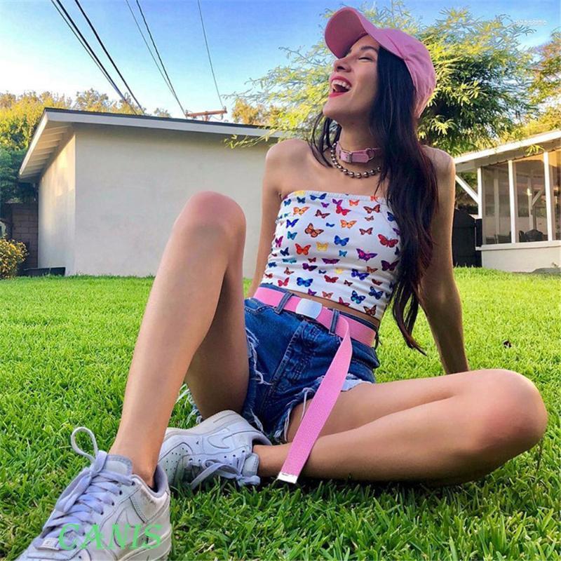 

Bustiers & Corsets Fashion Women' Sexy Lingerie Girl Butterfly Print Wrapped Chest Boob Tube Undershirt Strapless Short Corset Tops