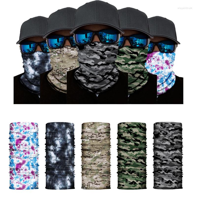 

Bandanas Breathable Balaclava Bandana Mascarillas Seamless Neck Gaiter Cycling Face Cover Hiking Scarves Headband Summer Fishing Mask