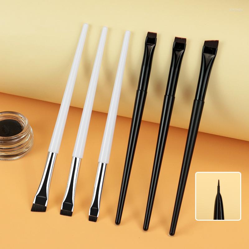 

Makeup Brushes 1pcs Flat Super Fine Eyebrow Brush Eyeliner Different Size Beauty Tool For Cosmetic Eye Brow Liner Cream