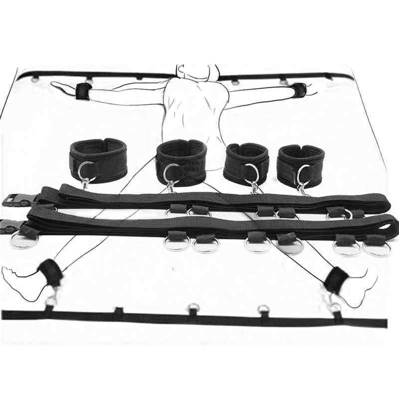 Sex toys Vibrator Massager Erotic SM Adults Games Toys For Women Wrists Ankle Cuffs Under Bed BDSM Bondage Restraint Nylon Handcuffs-image-794786193