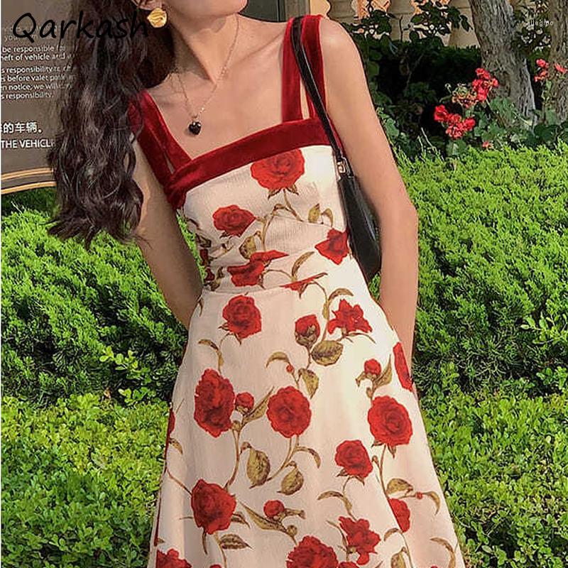 

Casual Dresses Dress Women Ruffles All-match Fit And Flare Design Vestidos College Summer Holiday Floral Elegant Party Birthday Sundress, Short sleeve mini