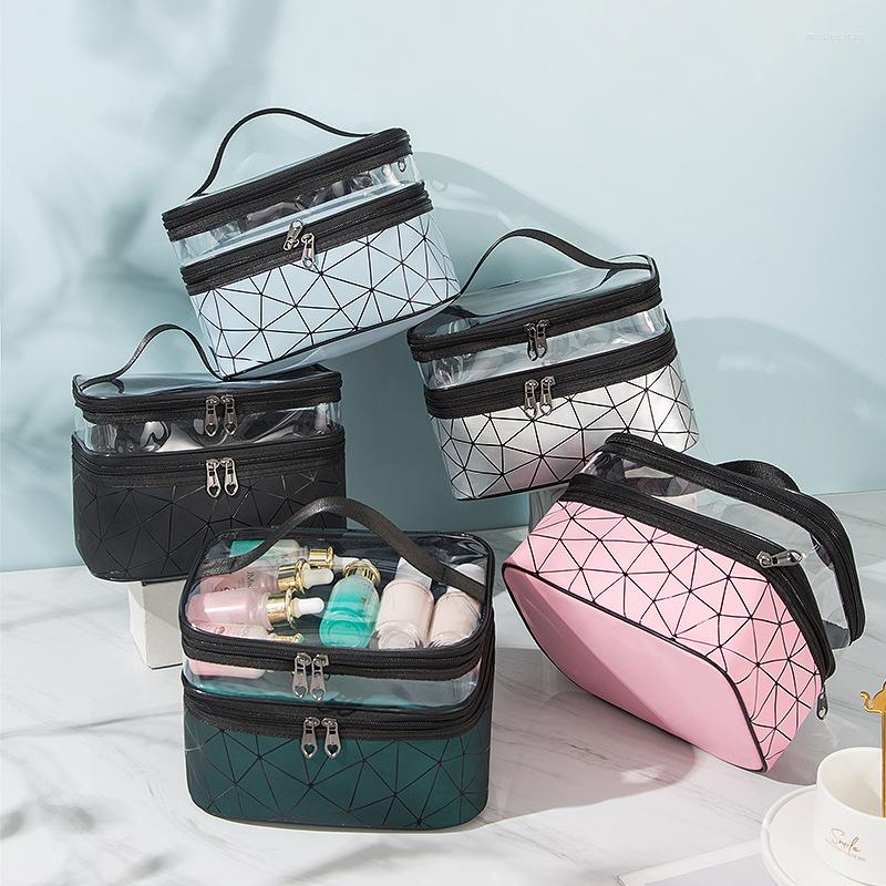 

Professional Travel Portable Cosmetic Bag Organizer Private Label Makeup Case Waterproof Toiletry Handbag Wholesale
