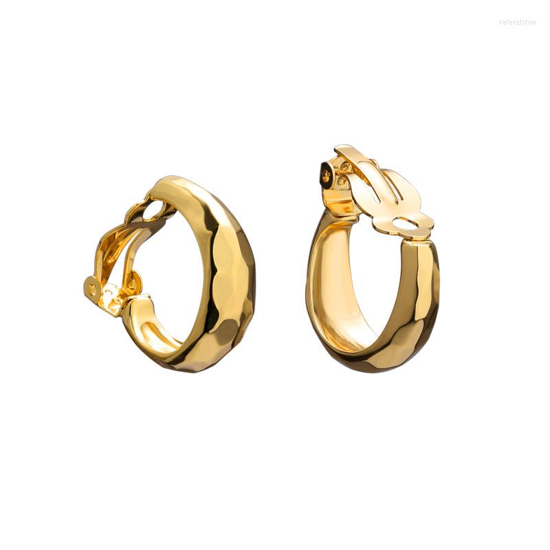 

Backs Earrings 2022 Vintage Geometric Simple Ear Clip For Women Fashion Metal Temperament Party Female Jewelry Accessories
