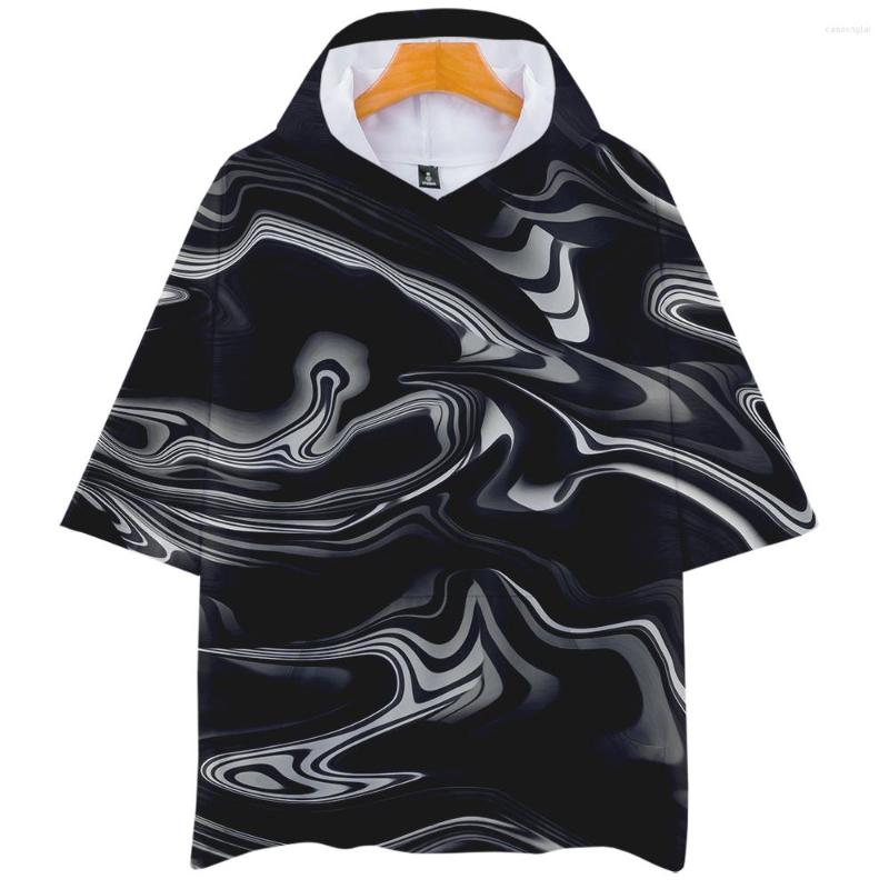 

Men's T Shirts Summer Men Women Fashion Trend Casual Sports Hoodie Shirt 3D Texture Printed Short Sleeve Colorful Pattern Harajuku, Hl03790-4