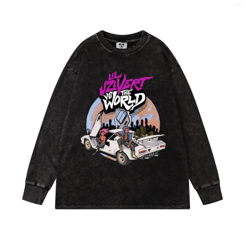 

Men's T Shirts Anime Car Print Men's T-shirts Vintage Washed Hip Hop StreetwearT Harajuku Oversized Long Sleeves Cotton Tops Tees 2022, Xyw20