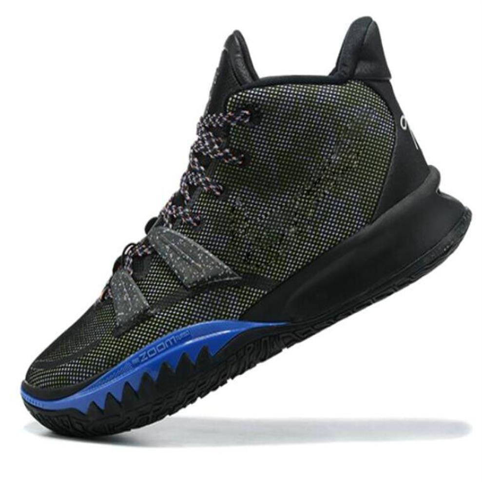 

New Release Kyrie 7 Mens Basketball Shoes 7s Bred Blue Shark Irving Mens Trainers Sports Sneakers Size 7-12 a28261F