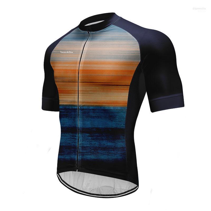

Racing Jackets High Quality 2022 Men Summer Cycling Jersey Quick Dry Short Sleeve Bike MTB Mountain Shirts Bicycle Clothing Pro Team1