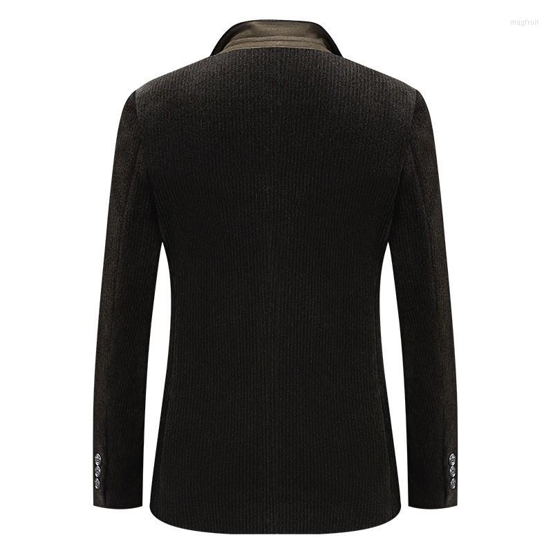 

Men' Suits Mens Clothes Corduroy Formal Business Suit Men Casual Single Breasted Blazers Coat Man Spring Autumn Slim Male Size 3XL, As the picture