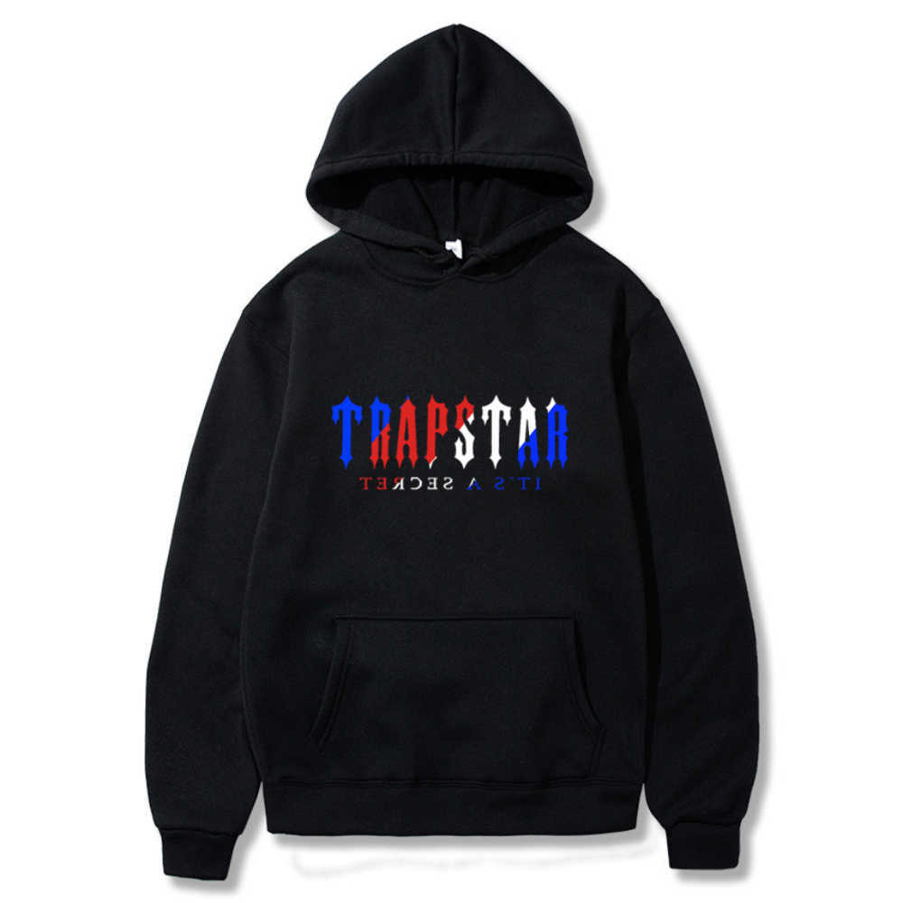 

Men' Hoodies Sweatshirts The whole network new TRAPSTAR digital printing trend European and American men' and women' pullover hoodie sweater T221008, Beige