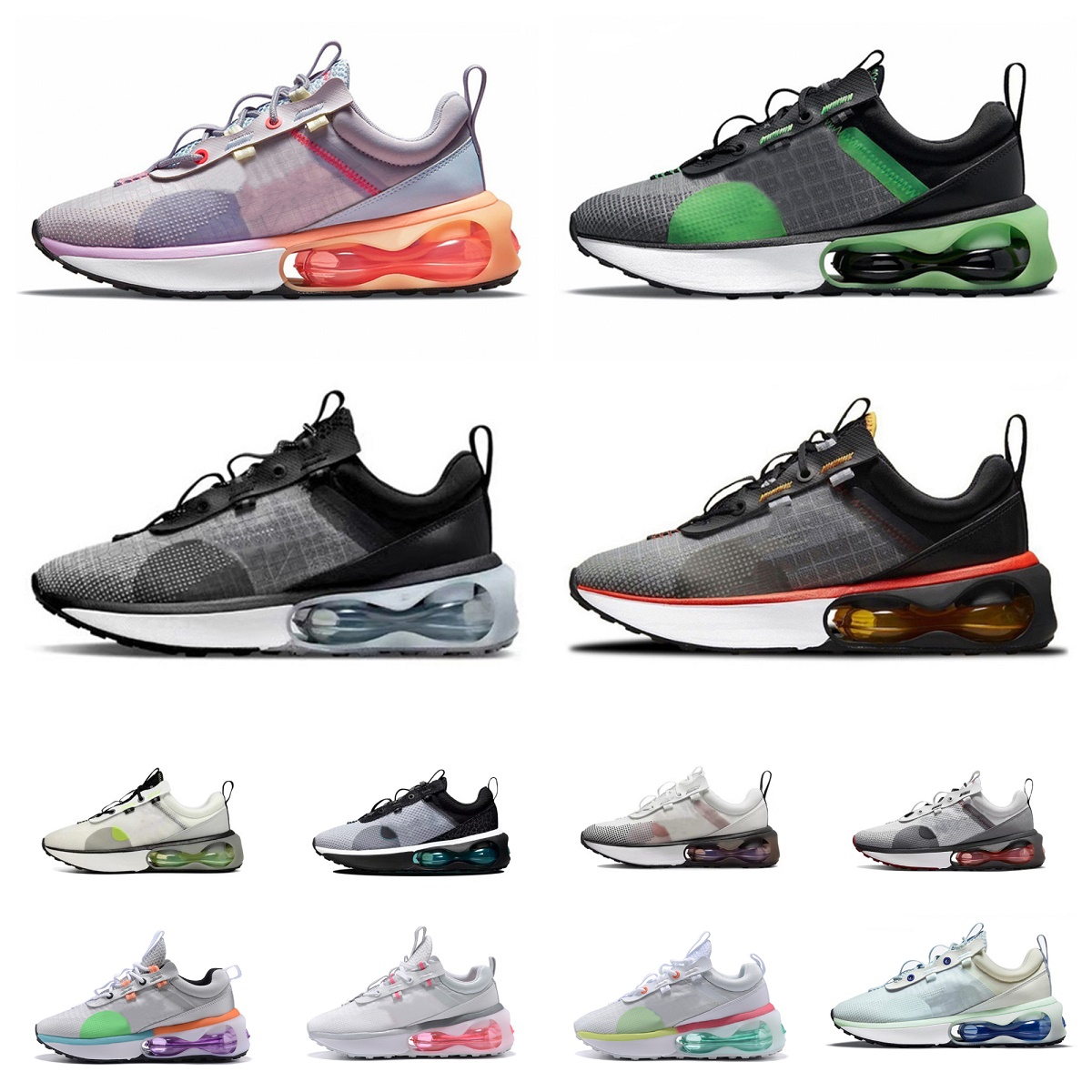 

Knit Mesh Max 2021 GS Running shoes men women airmaxs Obsidian Triple Black Mystic Red Smoke Grey Ashen Slate Barely Green White Bright Crimson Volt Dark Teal trainers, Bubble package bag