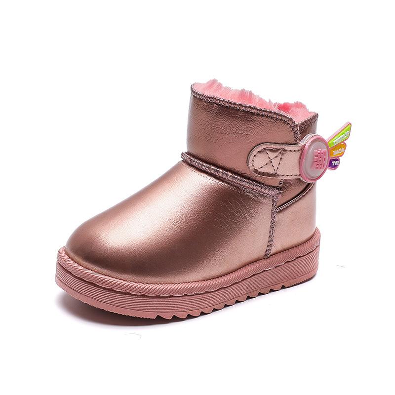 

Boots Baby Shoes Kids Casual Footwear Children Autumn Winter Boysgirls Thickened Warm Snow Waterproof Short E13687, C1