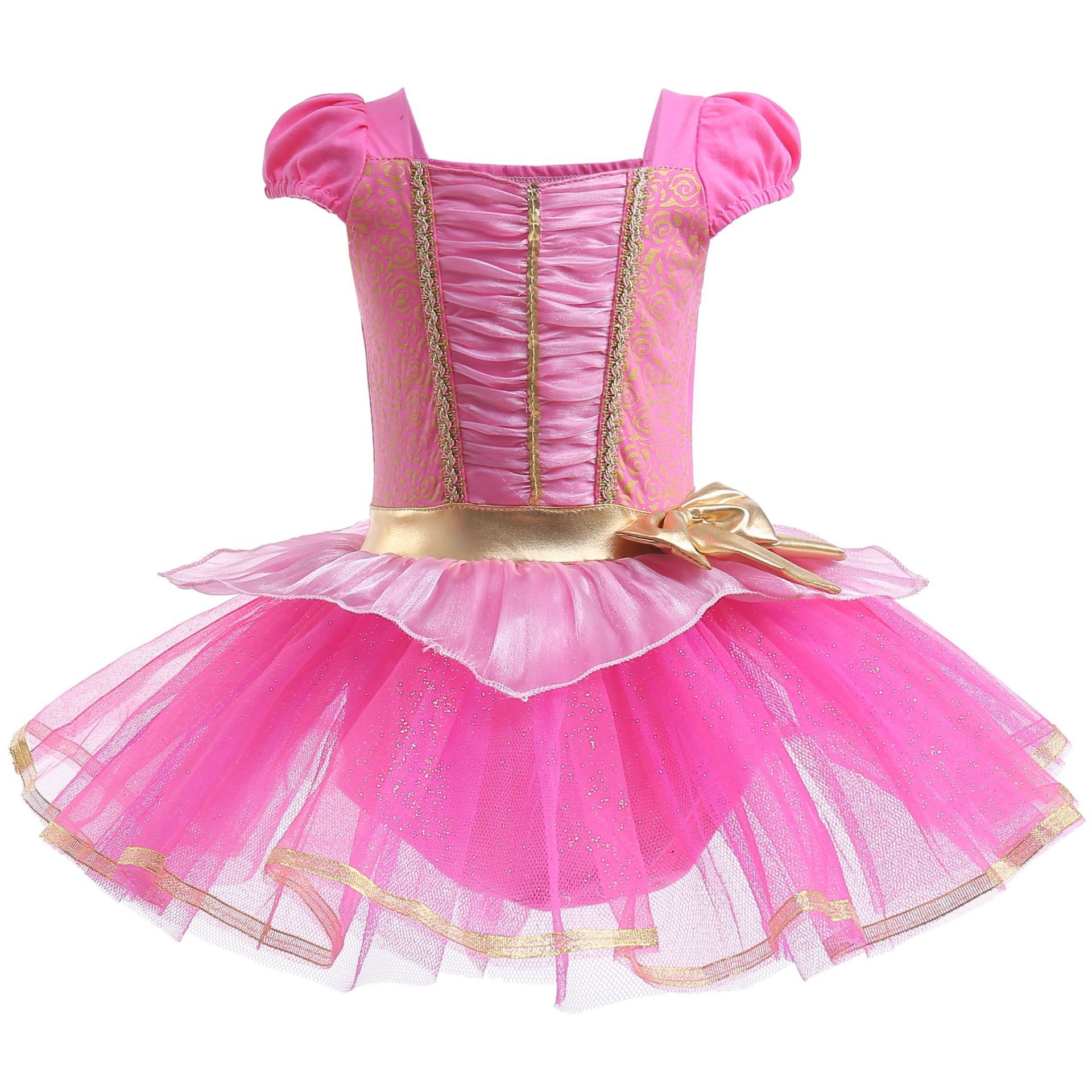 

Girl's Dresses baby Kids Clothing Crinoline Cute girl Chinese dance costume, Pink