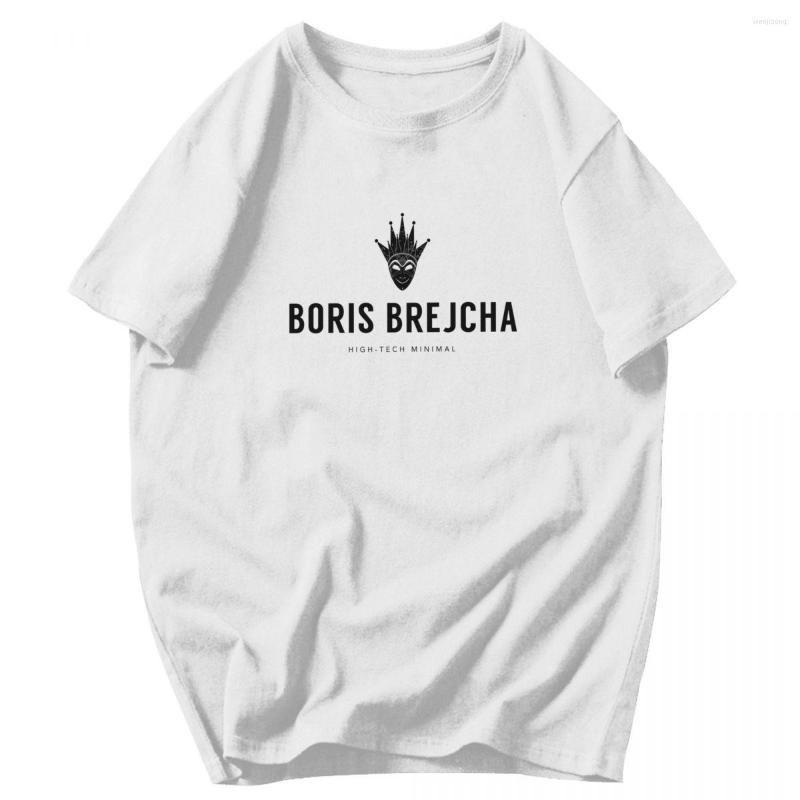 

Men's T Shirts Hardwell Boris Brejcha Print Shirt Plus Size Cotton Anime Short Sleeve, White
