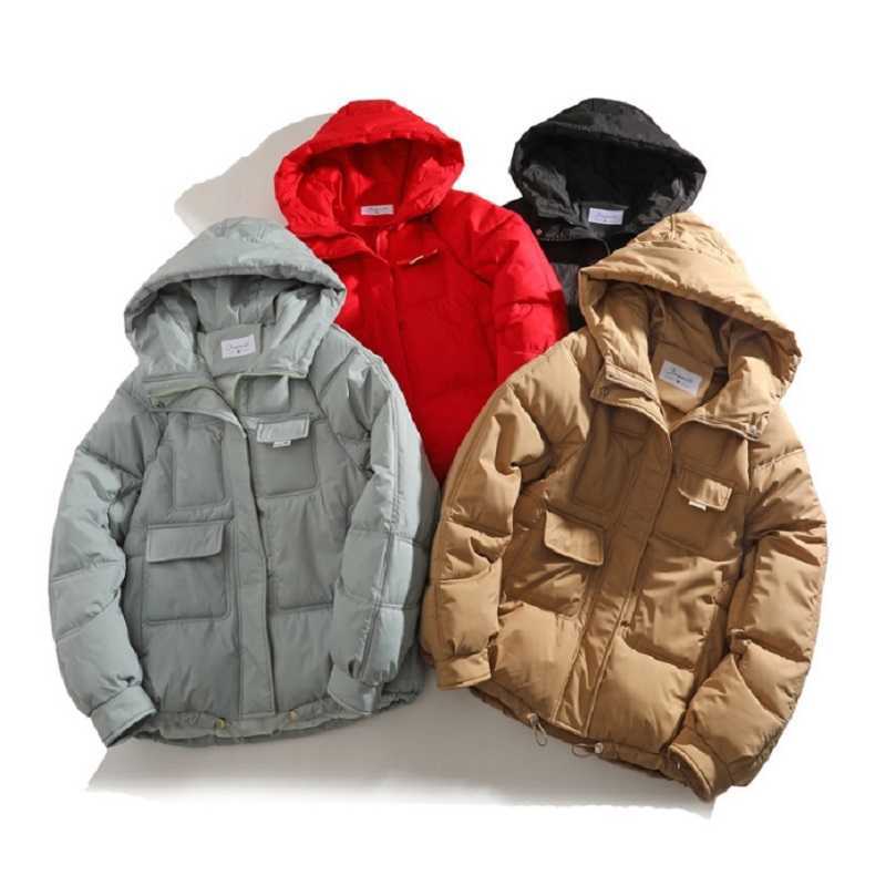 

Women's Down Parkas 2022 New Short Winter Parkas Women Warm Down Cotton Jacket Female Casual Outwear Hooded Cotton-padded Winter Clothes Coat T221011, Green