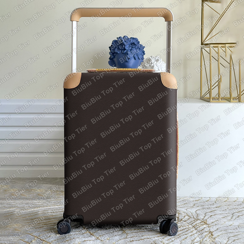 

Top 10A Tier Quality Luxuries Designers Horizon Suitcase Mirror Quality Boarding Rolling Luggages Spinner Travel 4 Wheel Trolley Case Box Black Large Trunk Bag
