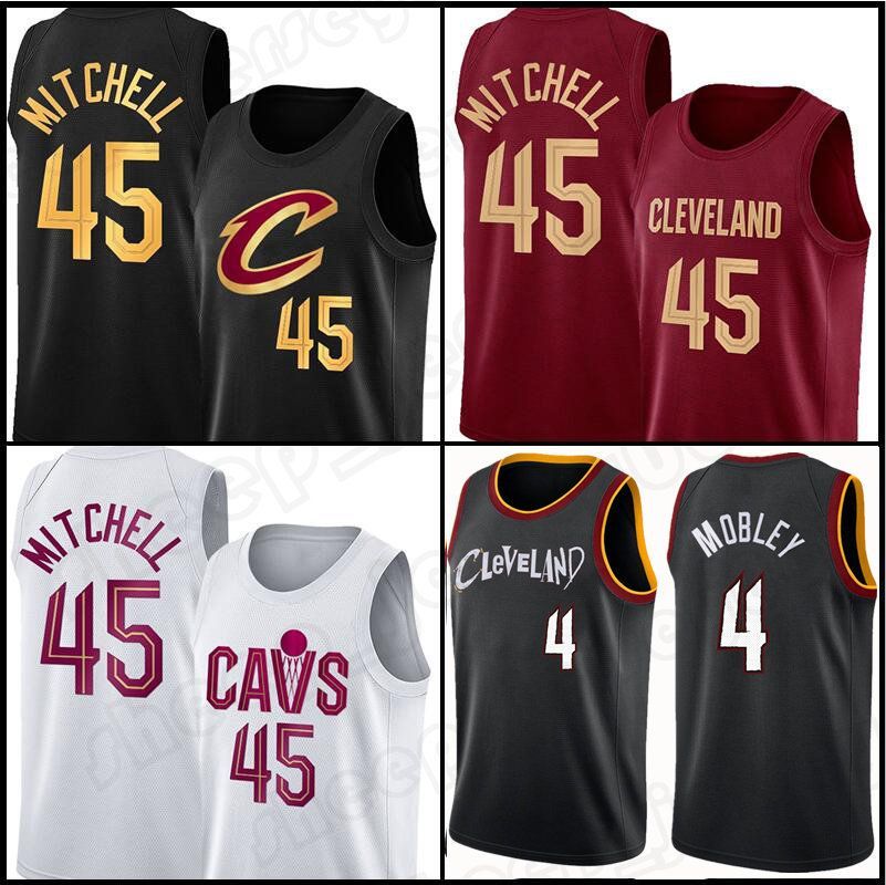 

college wearCollege wear Jersey Basketball''nba''Donovan 45 Mitchel Evan 4 Mobley Cleveland''Cavaliers''Devin Chris Booker Paul Dwyane Jimmy, Mens jerseys(tai yang)
