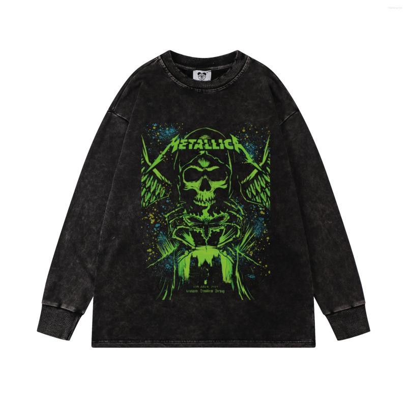 

Men' T Shirts Men' T-shirts Harajuku Men Washed Distressed Tshirt Oversize Vintage Anime Print T-Shirt Streetwear Hip Hop Cotton Top, Xyw27