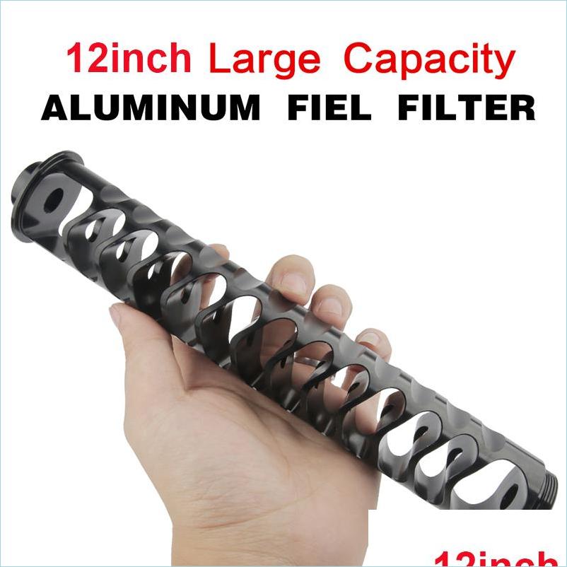 

Oil Filter New 1/2-20 1/2-28 5/8-24 6Inch-Small 6Inch-Big 10Inch Single Core Aluminum Fuel Filter Soent Trap For Napa 4003 Wix 24003 Dhhpn