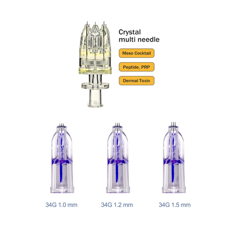 

Fillmed Nano soft Microneedles Three Needles Anti Aging Around Eyes Filorgas NCTF 135 Ha FIller Multi 4pin 3pins 5pin Crystal Needle for Dermal Filler