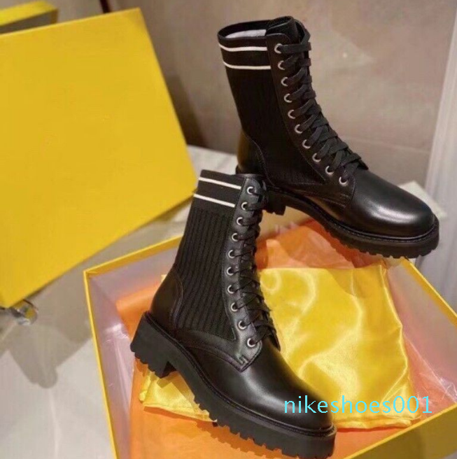 

Womens Shoes boots Women Boots Elastic Fabric Black Leather, Split