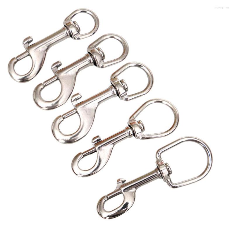 

Pool Scuba Diving Stainless Steel Quick Carabiner Swivel Eye Bolt 70-120mm Double Ended Snap Hook Clip For BCD Safe