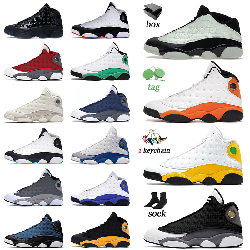 

13 13s XIII Top Jumpman Basketball Shoes Singles Day Court Purple Chicago Reverse Bred Black Flint Men Women Sports Trainers Sneakers Eur, D10 36-47 reverse he got game