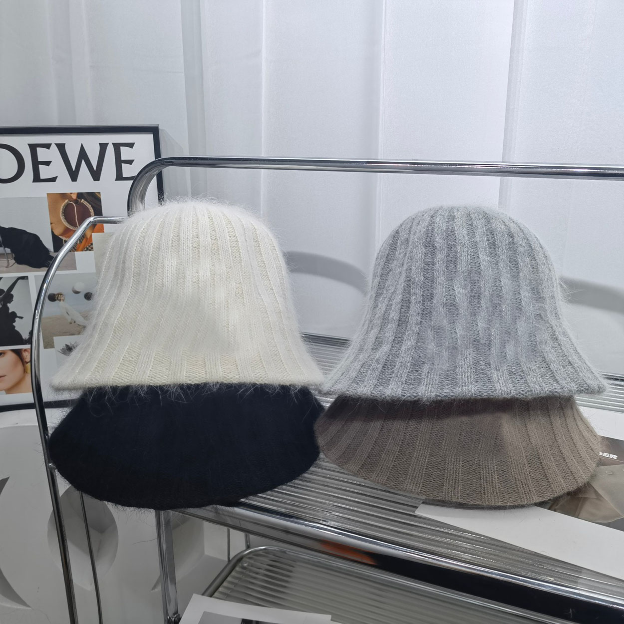 

23ss 4colors Fashion Luxury Designer Wide Brim Hats Bucket Hat Winter Beanie Classics Brand Cashmere Outdoor Recreation Warm Caps, Style--7