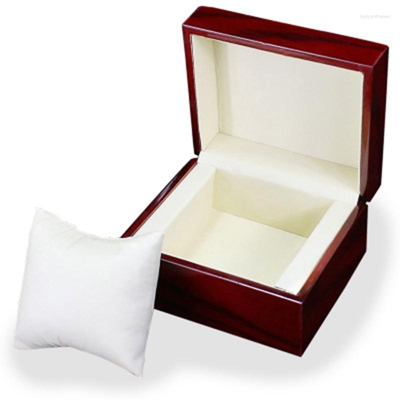 

Watch Boxes Uclio Men And Women Single Slot Box Display Solid Wood Travel Portable Storage Gift