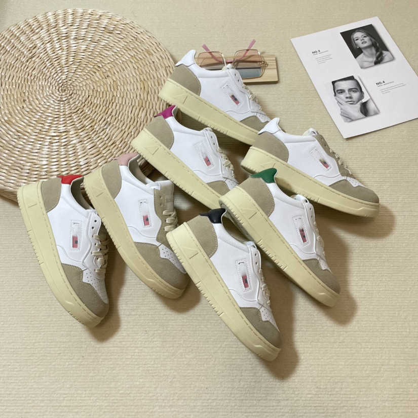 

womens Low Leather Casual Shoes Medalist USA Autrys women sports Sneaker Triple White Black red Silver Pink Azure Blue Trainers luxury Breathable sneakers, Aty1092