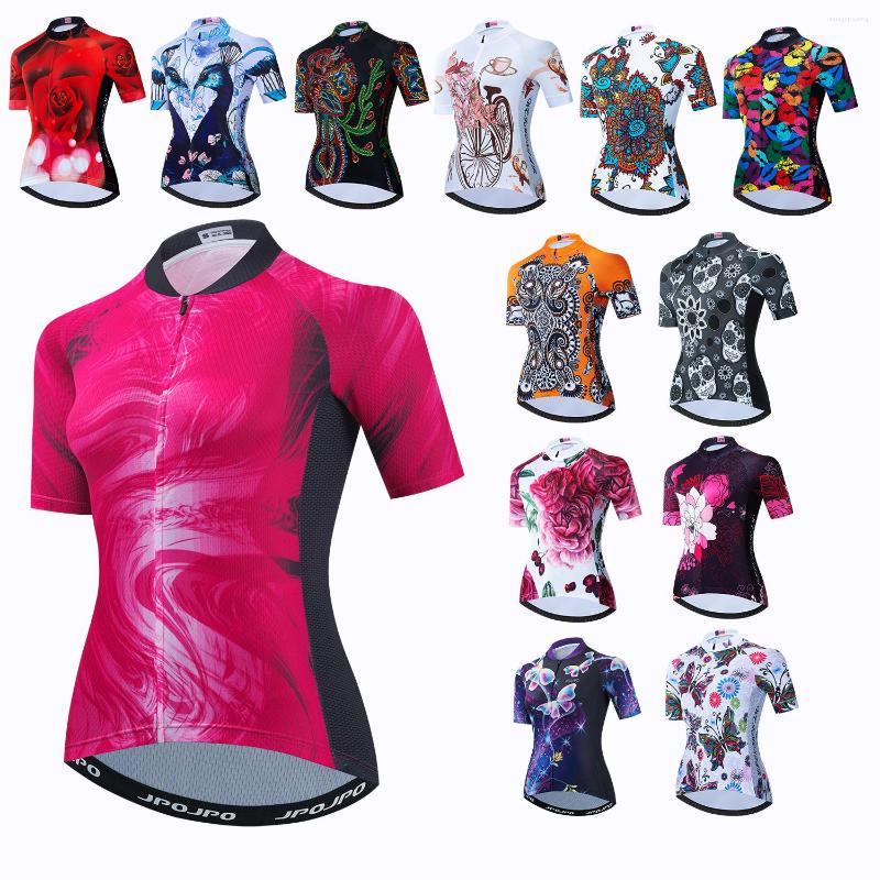 

Racing Jackets Bicycle Jersey Women Short Sleeve Summer Bike Shirts Tops Ropa Ciclismo Cycling Clothing Maillot Quick Dry Jerseys, Cd2392