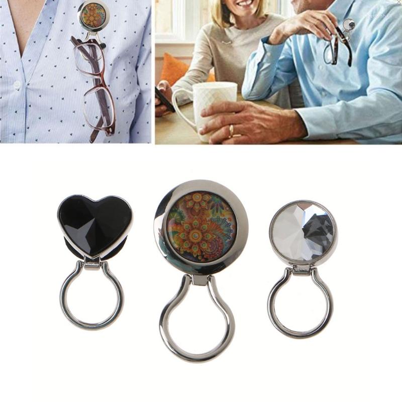 

Brooches Magnetic Metal Eyeglass Badge Holder Eyewear Sunglasses Safety Brooch