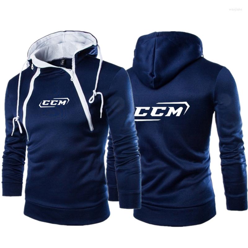 

Men's Hoodies 2022 Spring And Autumn Sports Jacket Hoodie CCM Logo Fashion Novel Trend Casual All-match Hooded, Beige