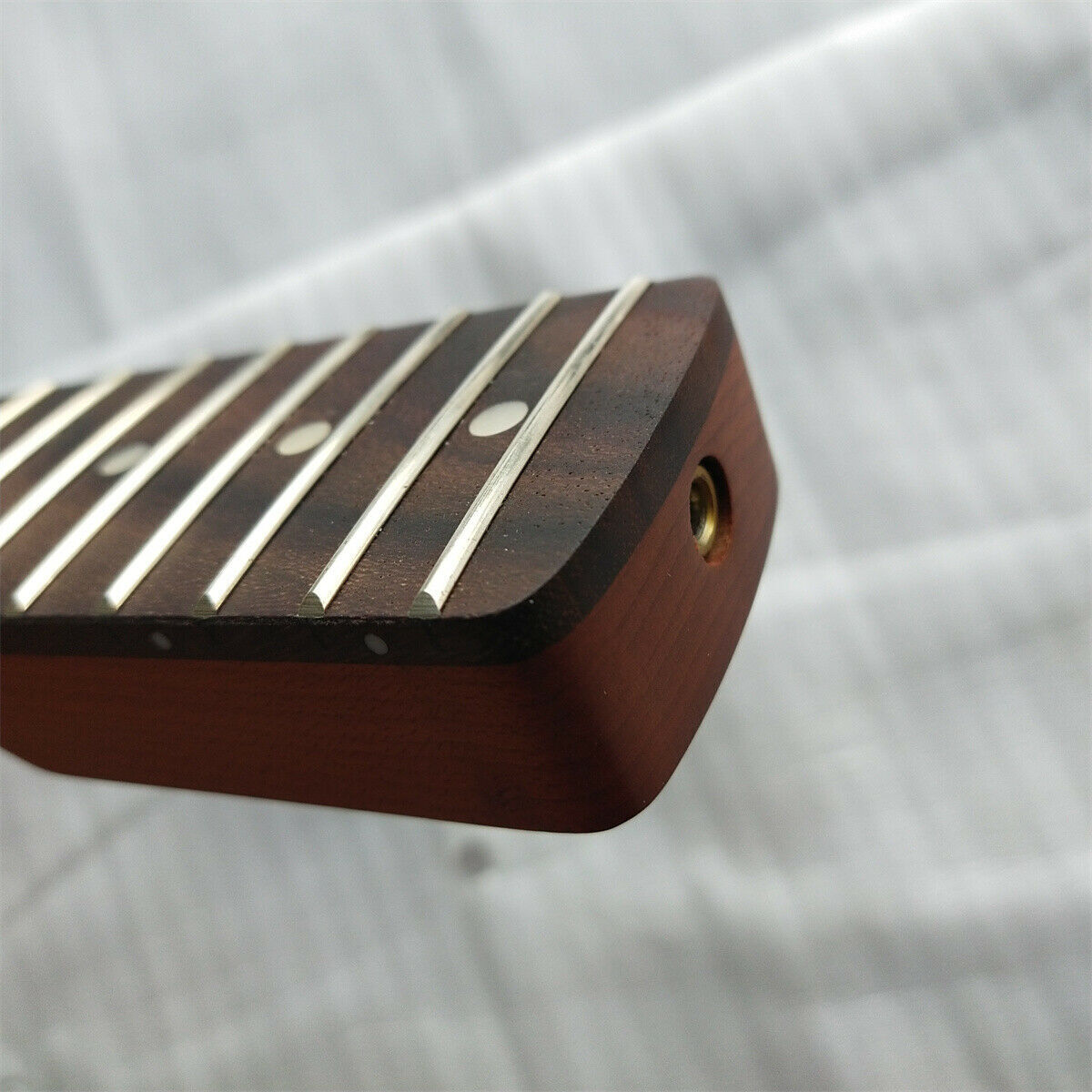 

Vintage Roasted Maple Electric Guitar Neck part replacement 21 Fret 25.5 Inch Rosewood Fingerboard matte finished