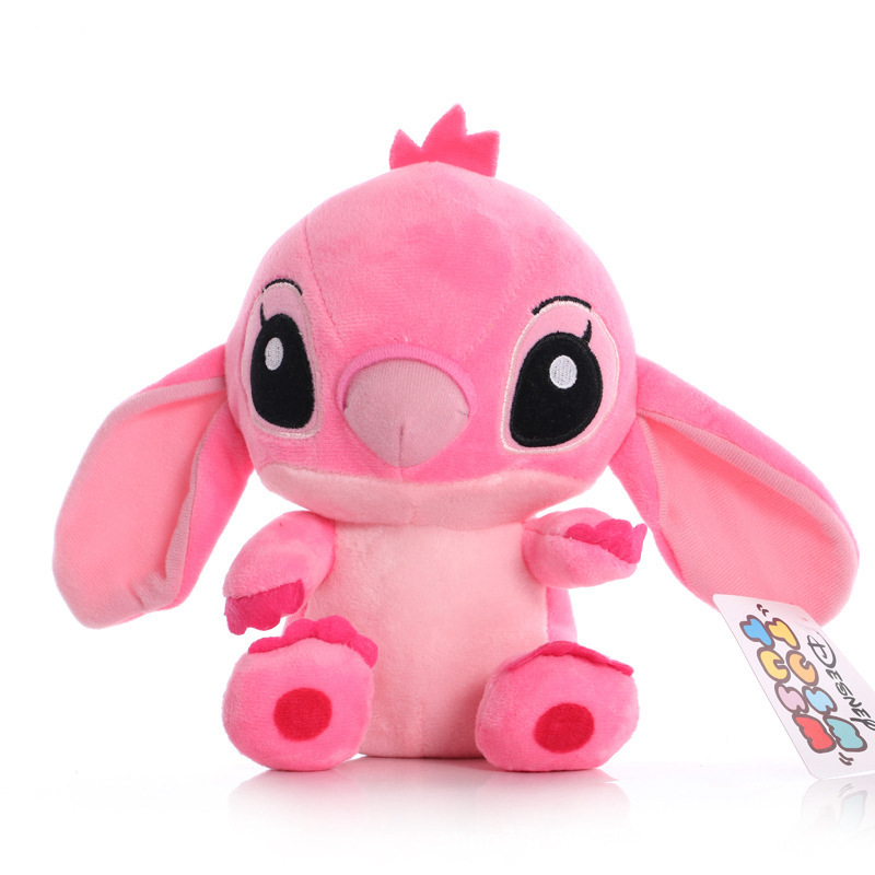 

Lilo Y Stitch Disney Plush Toys Keychains For Backpacks 14cm Key Pendant Women In The Car Anime Things Dolls Girls Wholesale, 20cm-2