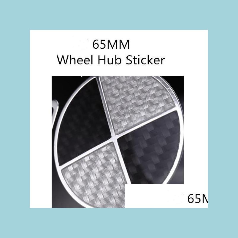 

Car Badges 4Pcs High Quality 3D Badges Stickers Carbon Fiber Black White Car Wheel Hub Sticker 65Mm Forbm-W 3 5 7 X1 X3 X5 X6 Drop De Dhvbt